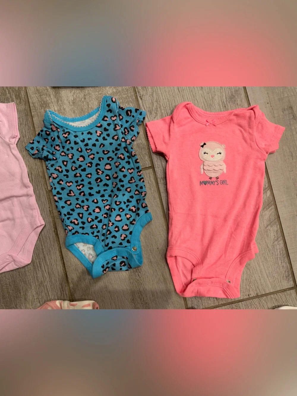 0-3 month baby girl onesie bundle (15 total)